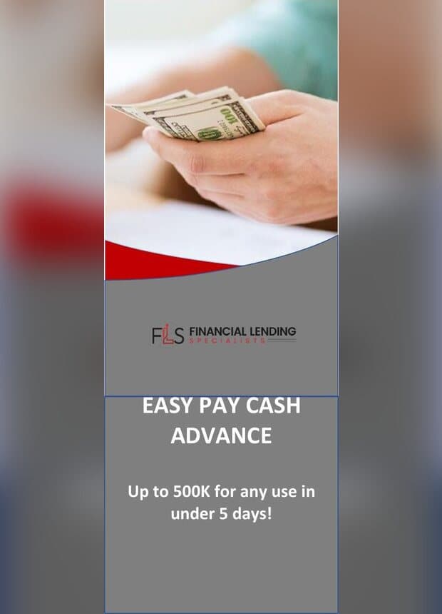 Cover of the Merchant Cash Advance brochure