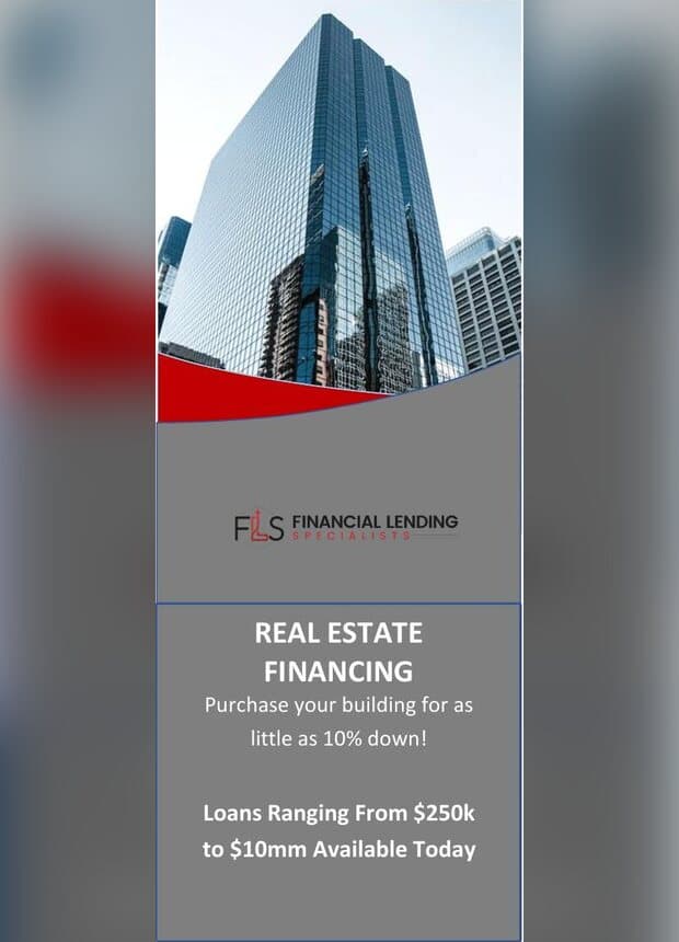 Cover of the Real Estate Financing brochure